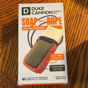 Duke Cannon Tactical Scrubber Soap Pouch - U.S. Military-Grade, pouch only